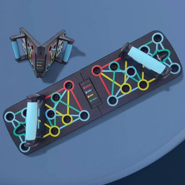 Pushup board for chest exercises, shoulder workouts, and tricep training