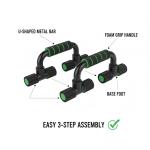 Ergonomic Non-Slip Push-Up Bars – Heavy Duty Strength Training Stands with Foam Grip